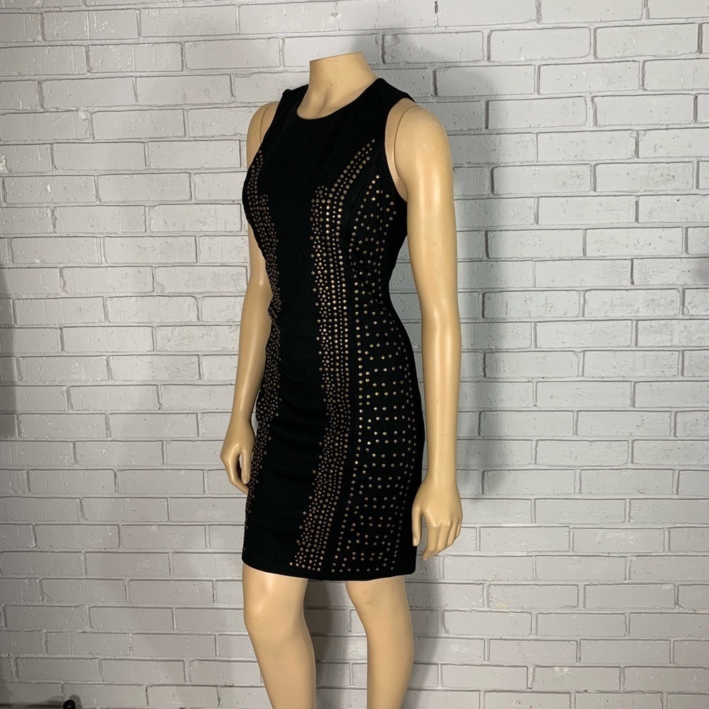 Sabine Lexi‎ Studded Black Dress